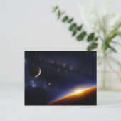 Orbit Postkarte (Stehend Vorderseite)