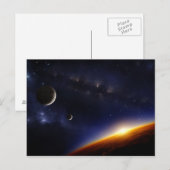 Orbit Postkarte (Vorne/Hinten)