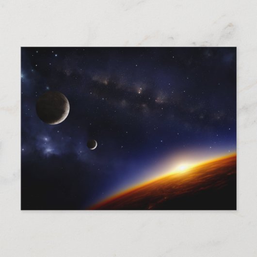 Orbit Postkarte (Vorderseite)