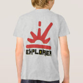 Orbit Rider Bella+Leinwand Jugend Tri-Mix T - Shir Tri-Blend Shirt (Rückseite)