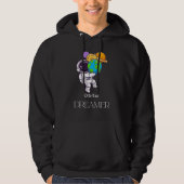 Orbital Dreamer Astronaut Space Lover Hoodie (Vorderseite)