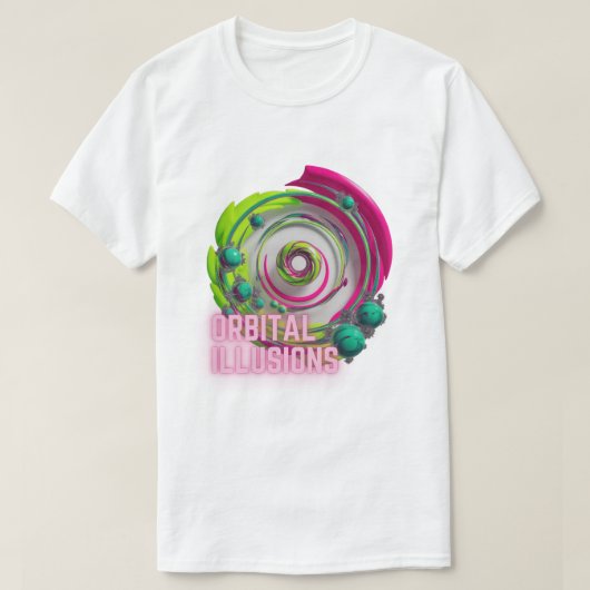 Orbital Illusionen - Träume umkreisen T-Shirt (Design vorne)