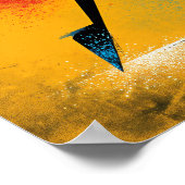 Orbital Rhythm – Modern Abstract Geometric  Poster (Ecke)