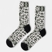 Orbitale der Bio Chemie Schwarz-weiß Orgo Socken (Linkes Detail)