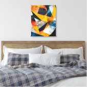 Orbitale Konvergenz Leinwanddruck (Insitu (Schlafzimmer))