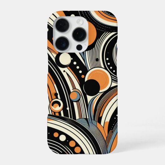 Orbitaler Rhythmus iPhone Hülle (Rückseite)