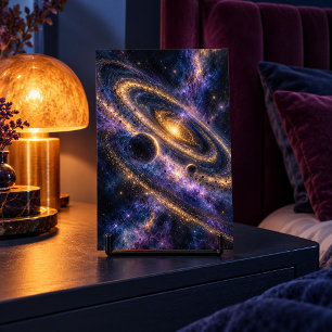 Orbitaler Staub-Kunstprint Poster