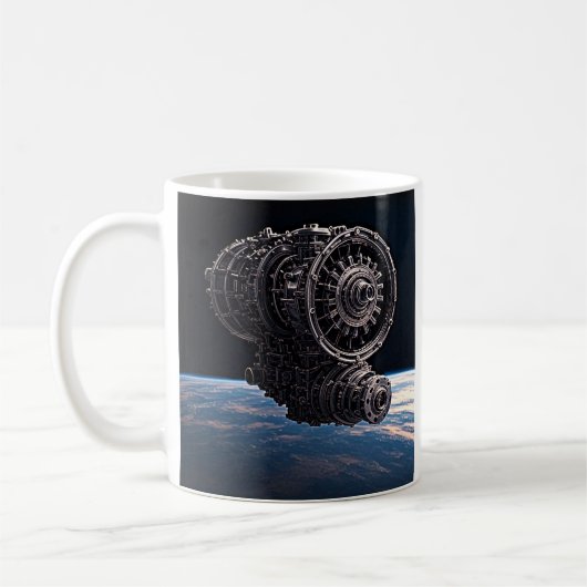 Orbitaler Turbocore-Monument Kaffeetasse (Links)