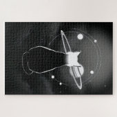 Orbiting Cosmic Cat Jigsaw Puzzle (Horizontal)