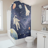 Orbiting Dreams Duschvorhang (Beispiel)