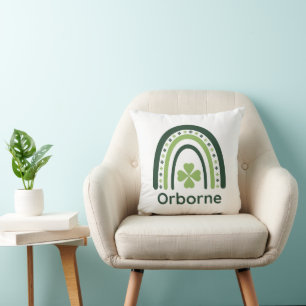 Orborne Clover Boho Regenbogen Kissen