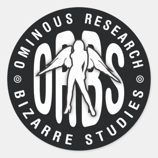 ORBS 1,5 Zoll W/B Aufkleber 003 (Vorderseite)