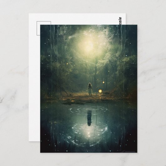 Orbs of Light Postkarte (Vorne/Hinten)