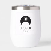 Orbveil Cloud Wasserflasche (Vorderseite)