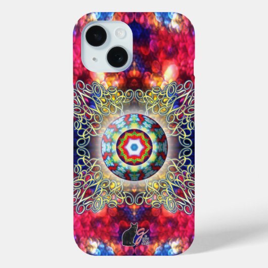 Orbz Kaleid Case-Mate iPhone Hülle (Rückseite)