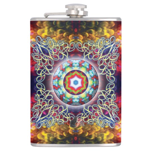 Orbz Kaleid Flachmann (Vorderseite)