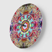 Orbz Kaleid Große Wanduhr (Winkel)