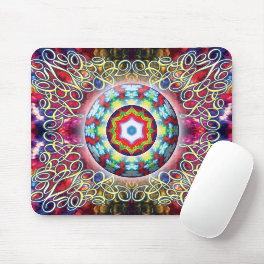 Orbz Kaleid Mouse Pad Mousepad (Mit Mouse)