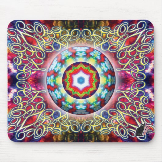 Orbz Kaleid Mouse Pad Mousepad (Vorne)