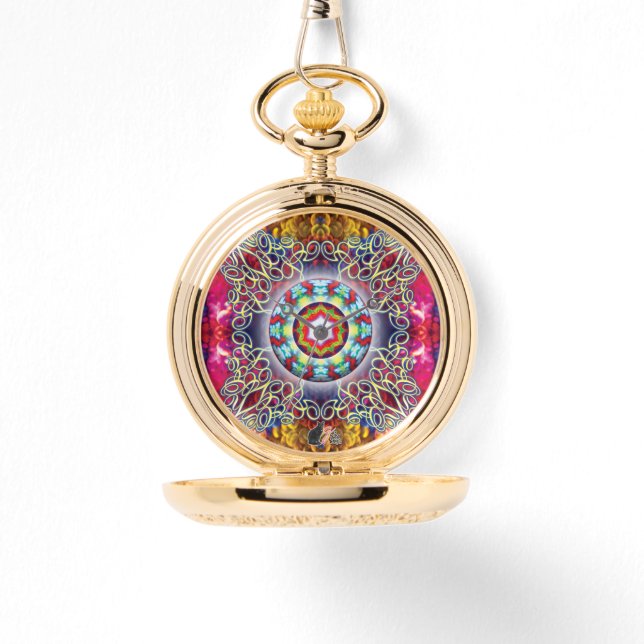Orbz Kaleid Pocket Armbanduhr (Vorderseite)