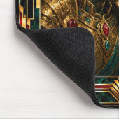 Orc, Art Deco Mythisch Mousepad (Ecke)