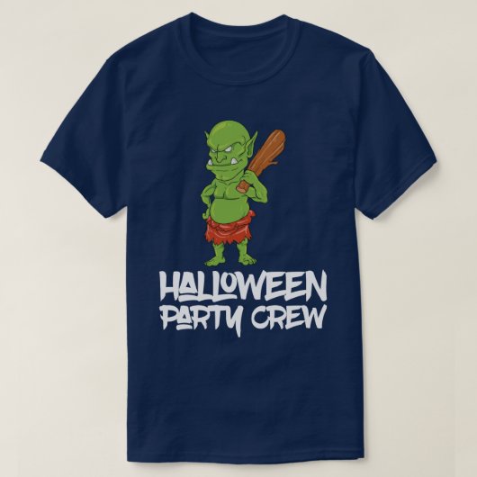 Orc Troll Halloween Matching Costume T-Shirt (Design vorne)