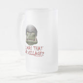 Orc: War das Ihr Dorf? Mattglas Bierglas (Vorderseite Links)