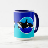 Orca - 15 oz. Combo-Tasse Tasse (VorderseiteRechts)