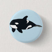 Orca Abzeichen Button (Vorderseite)