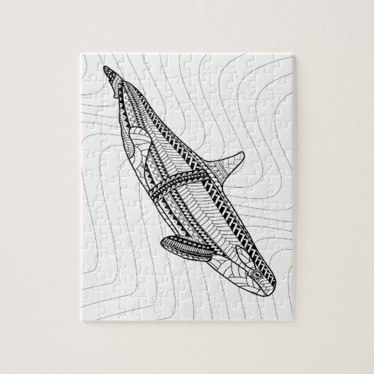 Orca Adult Coloring Puzzle (Vertikal)