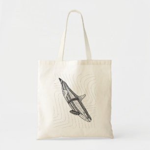 Orca Adult Coloring Tote Bag Tragetasche
