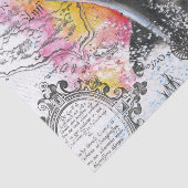 Orca Ancient Rainbow Map Seidenpapier (Ausschnitt)