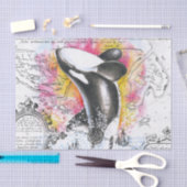 Orca Ancient Rainbow Map Seidenpapier (Handwerk)
