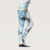 Orca - Antike Karte Leggings (Rechts)