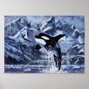 Orca Art Print Poster