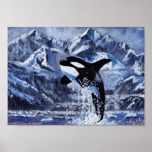 Orca Art Print Poster (Vorne)