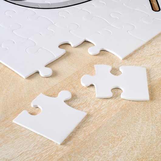 Orca as Fisher mit Angelrute Puzzle (Seite)