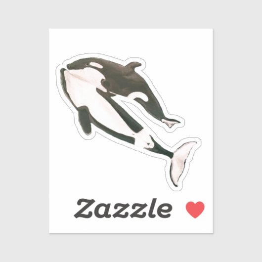 Orca Aufkleber (Blatt)