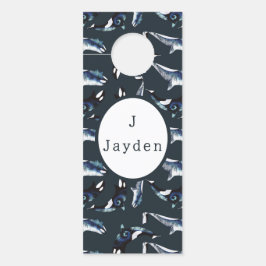 Orca Baby Boy Aquamarin Türanhänger