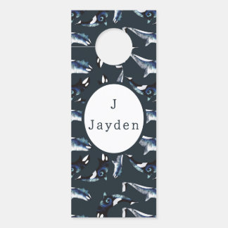 Orca Baby Boy Aquamarin Türanhänger