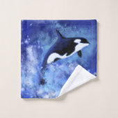 Orca-Badehandtuch-Set Badhandtuch Set (Waschlappen)