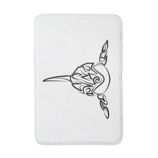 Orca Badematte (Vorderseite Vertikal)