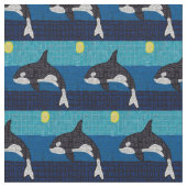Orca - Baumwoll-Drellstoff Stoff (Nahaufnahme)