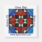 Orca Bay Mystery Quiltville Magnet (Vorne)