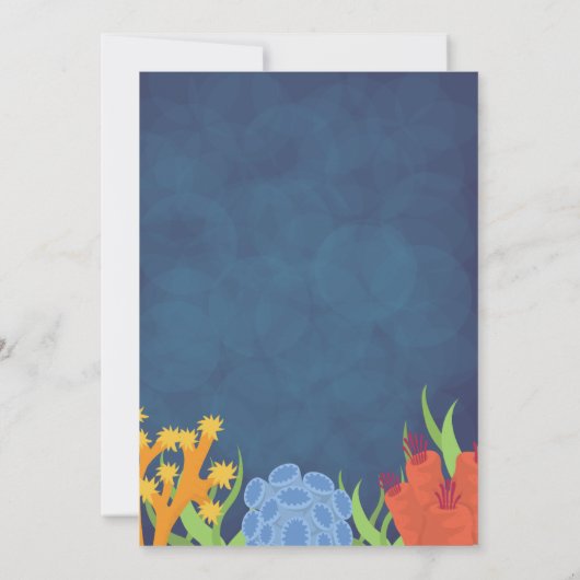 Orca Birthday Einladung (Rückseite)