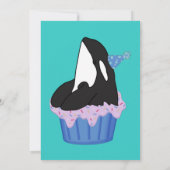 Orca Birthday Einladung (Rückseite)