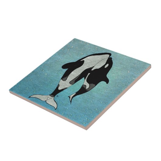 Orca Blue Fliese (Seite)