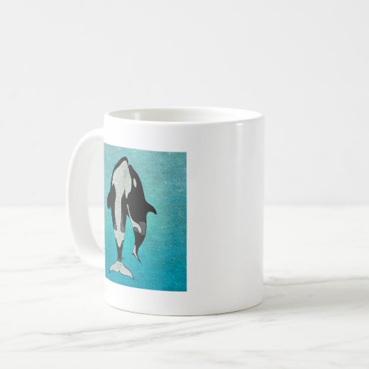 Orca Blue Kaffeetasse (Vorderseite Links)