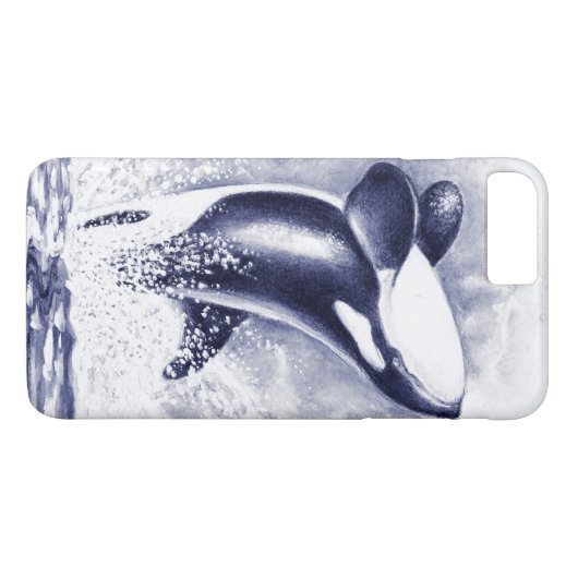 Orca Breaching Case-Mate iPhone Hülle (Rückseite (Horizontal))