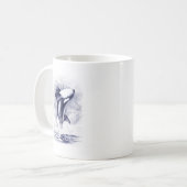 Orca Breaching Kaffeetasse (Vorderseite Links)